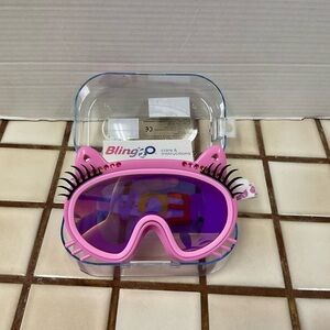 Pink and Purple Kids Swim Goggles